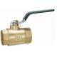 Forged NPT Full Bore Port Brass Floating Ball Valve With Stainless Steel Stem