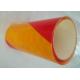 Outdoor Flexible Prismatic Red Yellow Reflective Tape  Self Adhesive For Cars Or Traffic Marks