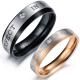 Tagor Jewelry Super Fashion 316L Stainless Steel coulpe Ring TYGR093