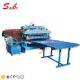 Two Layer Tile Profile Roll Forming Machine 0.35-0.6mm Thickness With 6 Ton Hydraulic Decoiler