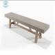 Grey Outdoor Round Concrete Coffee Table GRC Fiberglass Furniture Dinning Table