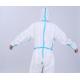 0.6μC Medical Protective Coverall Disposable Suit 1.75KPa 460×300mm
