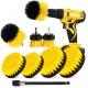 Power Drill Brush Attachment Set Power Cleaning Scrub Brush All Purpose with Extend Long Attachment for Bathroom