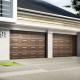 Customized Smart Electric Garage Door Modern Villa Sectional Aluminum Garage Door