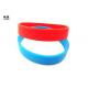 Cool Small Blank Rubber Bracelet , Silk Printing Logo Blank Silicone Wristbands