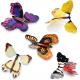 Wind Up Magic Flying Butterfly Toys Great Surprise Card For Kids 4.5*3.9 Inch