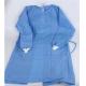 Blue Color Medical Disposable Products , Protective Surgical Disposable Gown