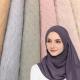 Breathable Abaya Crepe Woven Fabric 150cm Headscarf Premium Crepe Material