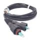 4F ODVA LC - LC Harsh Environment Cable Assembly Armored Waterproof For Base Station