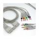 Round Wire Patient Monitor Accessory Ecg Cable / Ecg Patient Cable Set For Medical Health Services