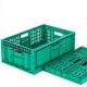 Versatile Orange Plastic Container for Organized and Secure Transportation of Produce
