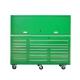 Red Car Repair Workshop Tool Cabinet with 17 Drawers and Heavy Duty Rolling Trolley