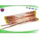 EDM Copper Electrode Tube 2.0*400mm Multi hole Type For EDM Drill Machine Process