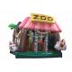Monkey Zoo Inflatable Fun City , PVC Inflatable Animals Durable Inflatable Zoo Amusement Park