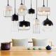 Geometric Drop glass pendant light Fixtures for Indoor home Lighting Fixtures (WH-GP-16)