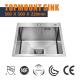 Topmount Stainless Steel Kitchen Sink 16 Gauge Single Bowl 18 Gauge 50x50