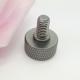 Small CNC Turning Parts Straight Knurling Volume Control Switch Button For Electronic Products