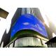 High Brightness P8 Curved LED Screen , Large LED Media Facade Full Color