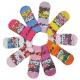 Custom design, color soft knitted straight cute cartoon socks