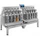 Waterproof Stainless Steel  High Speed Horizontal 8 Heads Sticky Material Multihead Weigher For Oily Food Dimple Plate