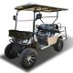 Customized Black Community UTV Golf Cart Trolley 4 Person With Off Road Tire
