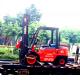 OEM Diesel Forklift Truck With Triplex Full Free Mast 5m Side Shift Container