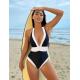 Ladies One Piece Swimsuit With Medium Thickness Spandex And One Piece Style 1 Piece Bathing Suits
