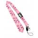 Disney Cute Pink Mickey Detachable Cell Phone Holder Lanyard With Silk Screen Print