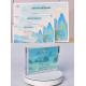 T Shape Acrylic Tabletop Sign Holders 8.5 x 11