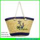 LUDA women large beach handbags embroidery anchor deco wheat straw bags 2016