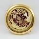 Shinny Gifts Wedding Gifts 3D Flower Gold Plating Cosmetic Makeup Mirror