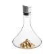 750ml Waterfall Effect Crystal Clear Glass Wine Decanter For Wine With Aerator Creuset Wine Decanter Set