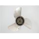 3 Blades Boat Engine Propeller , Yamaha Stainless Steel Propellers