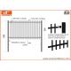 2.1m X2.4m Spear Top Security Steel Fence/ Steel Fencing