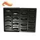 Recyclable Electronic Component Packages Black PET/PVC/PS Large Plastic Tray