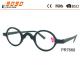 2018 new design round reading glasses ,made of PC frame,suitable for women