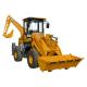4 Wheel Drive 2 Ton Backhoe Loader with and Min. Turning Radius 000 mm