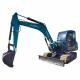 8000kg Used Crawler Excavator 80E Sunward Backhoe Excavating Machinery