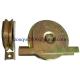 Sliding gate roller GW608 Y Groove，Galvanized, Iron, Single bearing