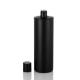Frosted 100ml Plastic Bottle With Screw Cap PE Black Plastic Material