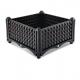 Vegetable Growing Outdoor Plastic Raised Planter Boxes Stackable 45*75*90cm