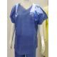 SMS Hospital Disposable Scrub Suits With Short Sleeves Blue Color