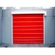 380 V 50hz high speed pvc roll up door  color coated galvanized steel material