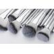 Sliver Color Professional Makeup Brush Set / synthetic hair Cosmetic Brush Set