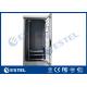 Aluminum Stand Alone Outdoor Telecom Cabinet Highly Versatile Modular With Front Access