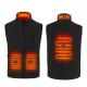 Unisex Outdoor Heated Vest With Battery Pack Usb Electric Heated Padded Gilet