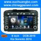 Ouchuangbo autoradio DVD stereo navi radio Kia Sorento 2015 support iPod USB Map Russian