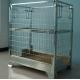 Durable Portable Metal Storage Cage 1000kgs Capacity Electric Zinc Finishing