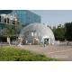 Transparent PVC Cover Geodesic Dome Tents For Wedding / Party 100 - 10000 People