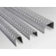 Slip Resistance 2.5mm Thickness Aluminum  Metal Ladder Rungs Galvanized